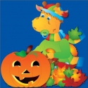Feuilles colorées et citrouilles décorées !